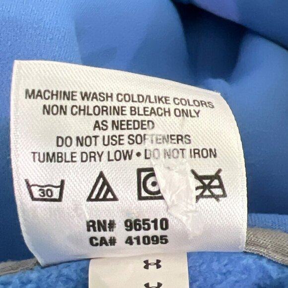 UNDER ARMOUR Pullover Hoodie Blue Men's Sz Small Nearly New - Picture 7 of 7